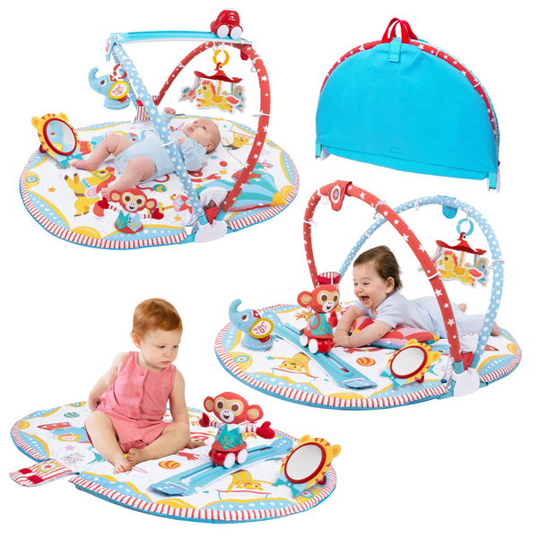 Yookidoo Circus Baby Gym Playmat Newborn Musical Mobile Tummy Time